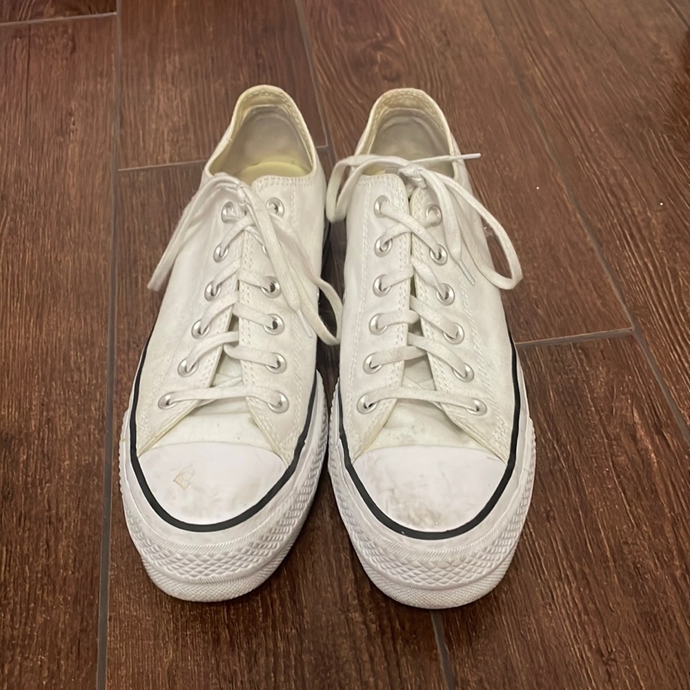 Platform White Converse